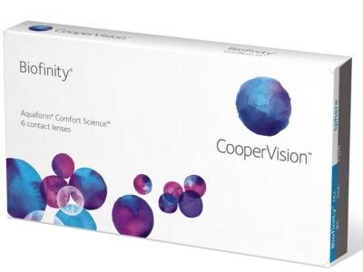 контактные линзы Biofinity 6 линз - Силикон-гидрогелевые линзы