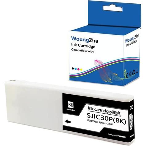 Woungzha Sjic P Cartouche D Encre De Rechange Pour Epson Sjic P