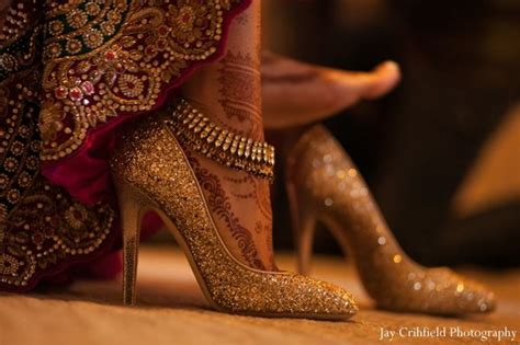 Photo Indian Wedding Bridal Shoes Inspiration Indian Wedding Shoes