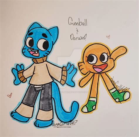 Gumball and Darwin! by LunaGirl6667 on DeviantArt