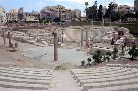 The Roman Amphitheatre Of Alexandria Egypt Light Tours