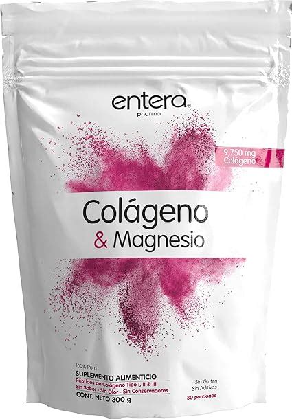 Entera Colágeno y Magnesio 300g Amazon mx Salud y Cuidado