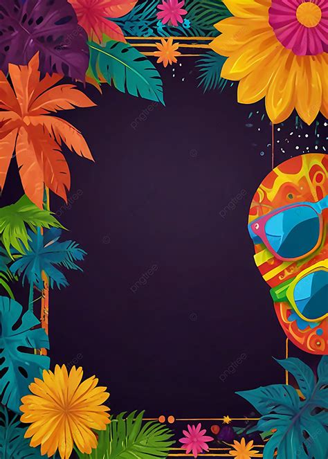 Summer Background Party Flyer Tropical Event Poster Design Wallpaper