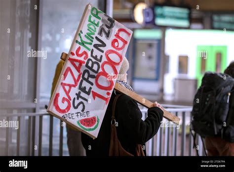 16 12 2023 Düsseldorf pro palästinensische Demonstration