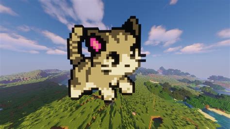 Minecraft Cat Pixel Art (RTX 3070 Giveaway) Minecraft Map