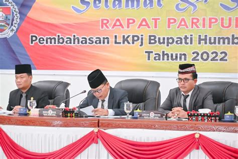 DPRD Humbahas Sampaikan Rekomendasi Atas LKPj TA 2022 JURNAL POLISI