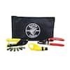 Klein Tools Coax Cable Installation Tool Set With Zipper Pouch VDV026