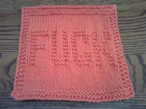 Ravelry Swearing Dishcloth F K Pattern By Holynarf Lindsay