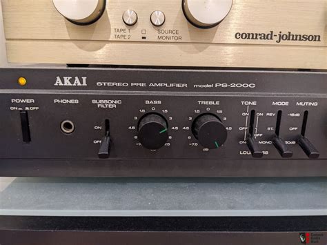 Super Rare Akai Ps C Amplifier Power And Ps M Pre Amplifier Photo