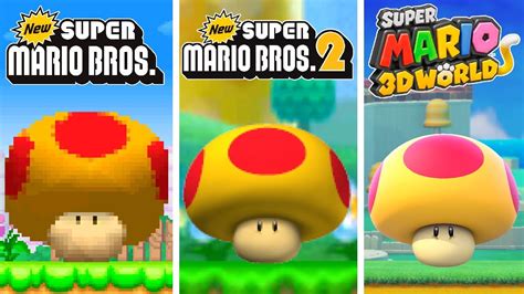 Super Mario Mega Mushroom - Old vs New (2006 - 2023) - YouTube