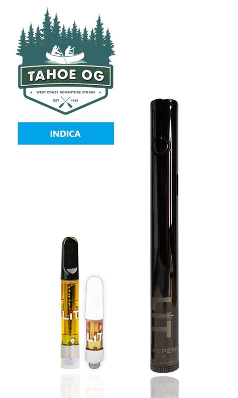 Buy Tahoe OG THC Vape Pen Kit Or Refill Cartridge Indica Online LiT