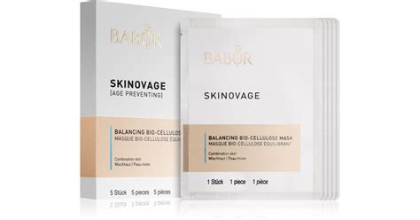 BABOR Skinovage Balancing Bio Cellulose Mask Sheet Mask Set Notino Ie