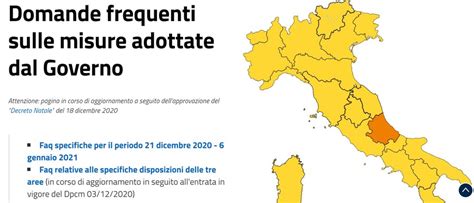 Coronavirus DL Natale Ecco Le Faq Del Governo Per Gli Spostamenti