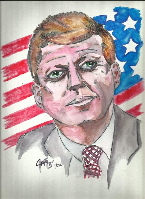 Jfk Painting By The Gypsy