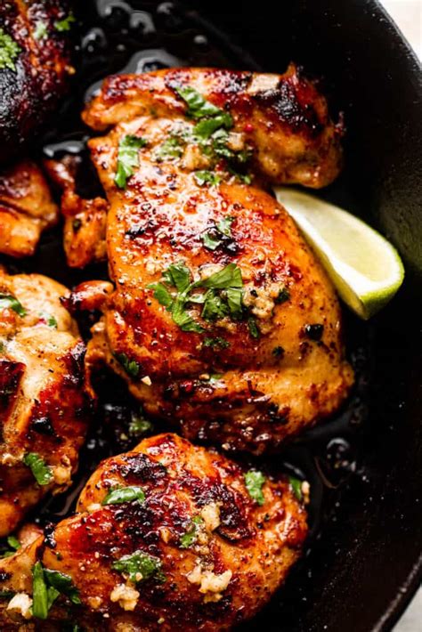 Southwestern Cilantro Lime Chicken Thighs I Easy Dinner Recipe