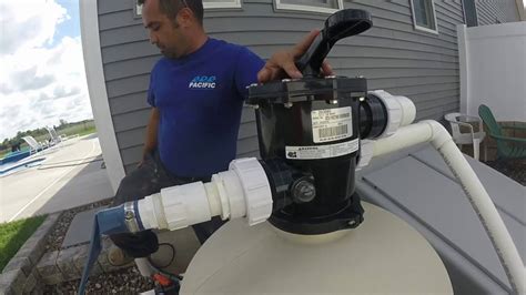 How To Backwash Your Sand Filter Youtube