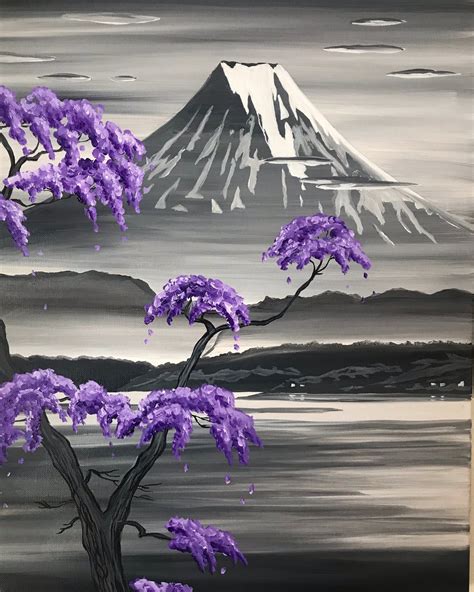 Mount Fuji Painting . | Etsy