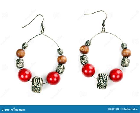 Pair of beautiful earrings stock image. Image of luxury - 20510621