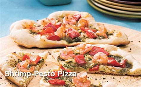 Shrimp Pesto Pizza Mediterranean Recipes