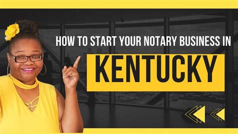 How To Start Notary Business In Kentucky General Notary Work Notary