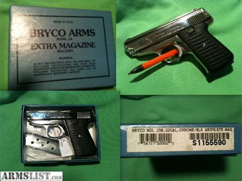 Armslist For Sale Bryco Arms Model J38 In 32 Acp