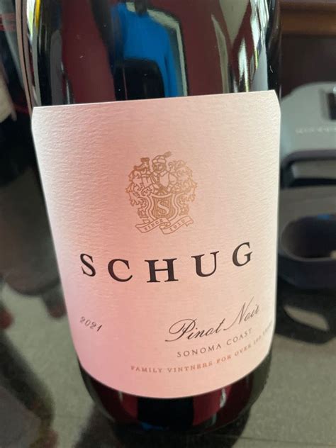 2021 Schug Pinot Noir Carneros USA California Napa Sonoma