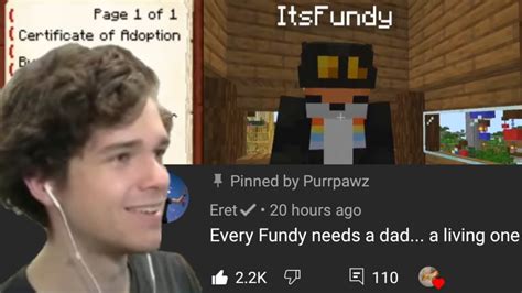 Eret Adopts Fundy Dream Smp Youtube