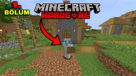 Yeni Sürümle Minecraft Hardcore 1 süper başlangıç YouTube