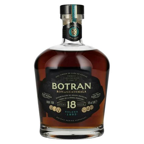 Botran Ron Añejo 18 Sistema Solera 1893 40 Vol 0 7l