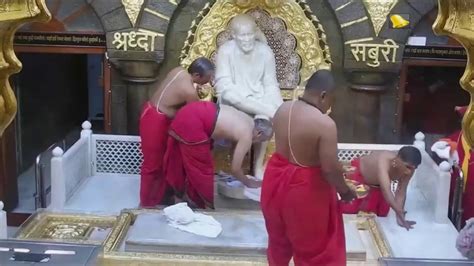 Shirdi Saibaba LIVE Darshan From Samadhi Mandir Shirdi Wednesday