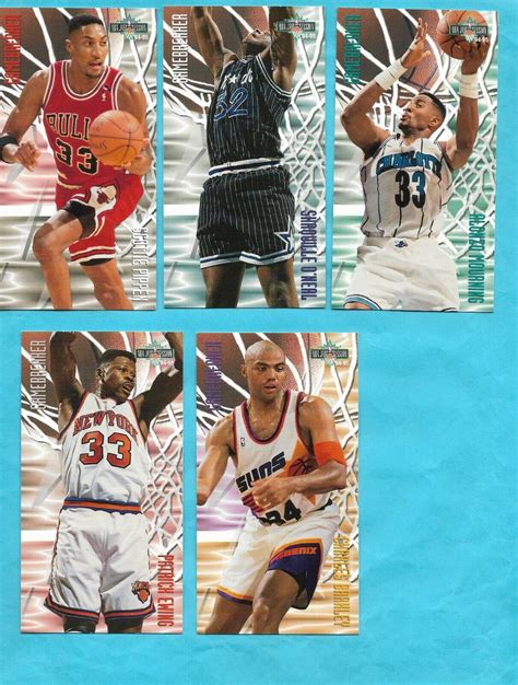 Fleer Basketball Jam Session Game Breakers Five Card Lot Shaq