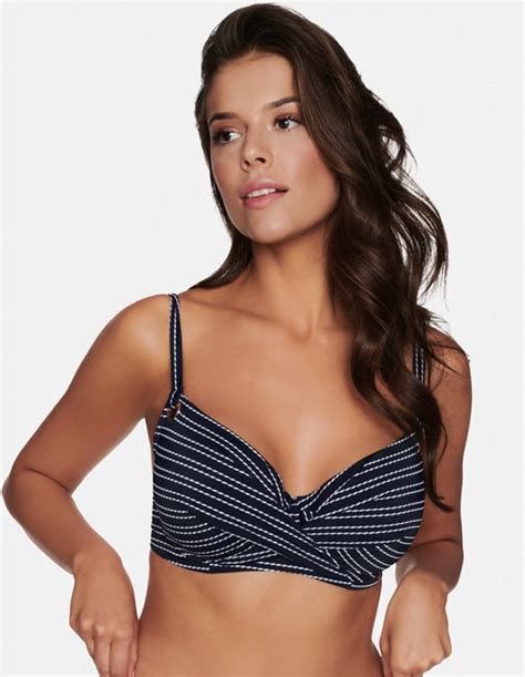 Bikini Oberteil Riviera Navy Blau Esotiq