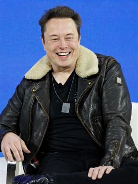 Dealbook Summit Elon Musk Shearling Leather Jacket Elon Musk Aviator