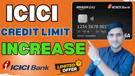 Icici Bank Credit Card Limit Increase Offer Youtube