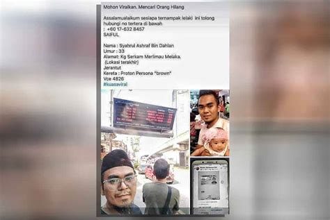 Pemandu E Hailing Dilapor Hilang Sejak Khamis Lalu Dipercayai Selepas