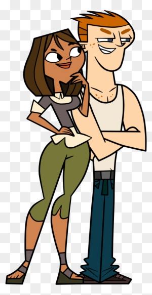 Trent And Courtney Hugging By Codylake Total Drama Trent And Courtney