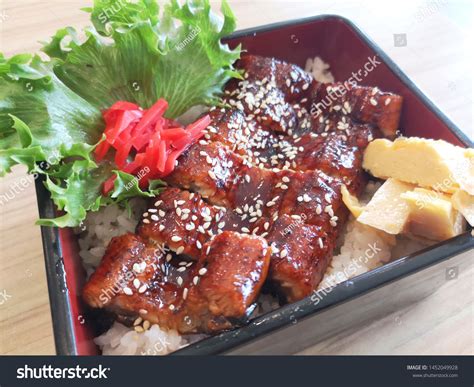 Japanese Eel Grilled Rice Unagi Don Stock Photo Edit Now 1452049928