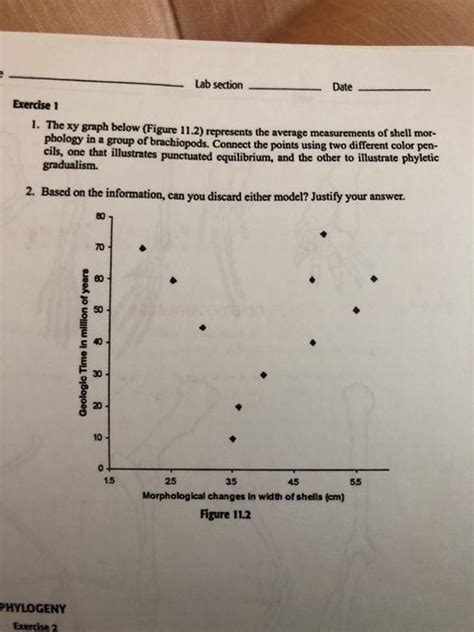 Solved Lab Section Date Exercise The Xy Graph Below Chegg