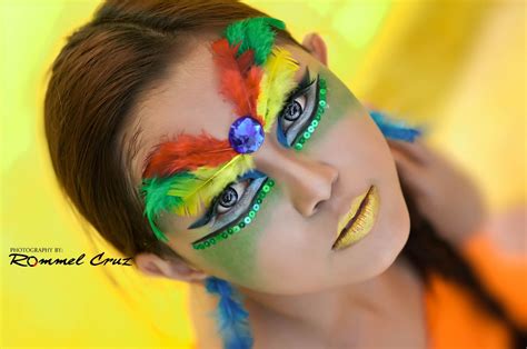 Colors Bird Makeup Fantasy Makeup Parrot Costume