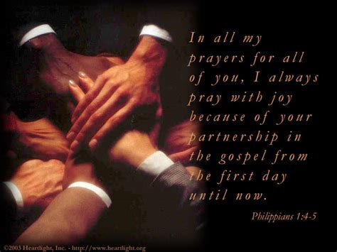 Philippians 1: 4-6 - Prayers and Petitions