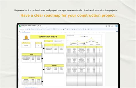 Construction Timeline Template in Excel, Google Sheets - Download | Template.net