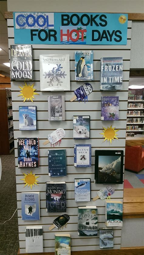 Cool Books For Hot Days Library Cafe Teen Library Library Themes