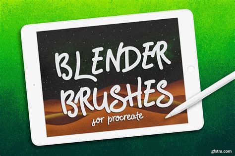 CreativeMarket BLENDER BRUSHES FOR PROCREATE 3579351 GFxtra