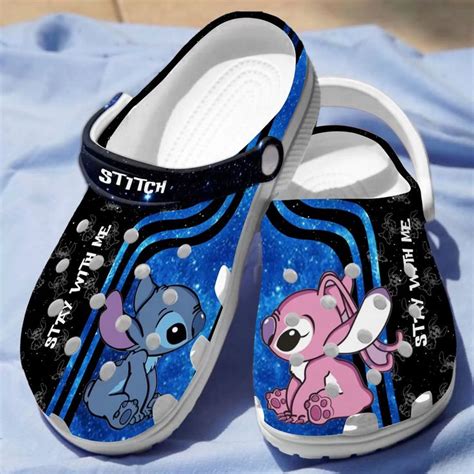 Sweet Stich Angel Stay With Me Clogs Design By Crocodile In