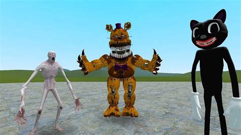 SCP 096 VS FNAF VS TREVOR HENDERSON CREATURES Garry S Mod Siren Head