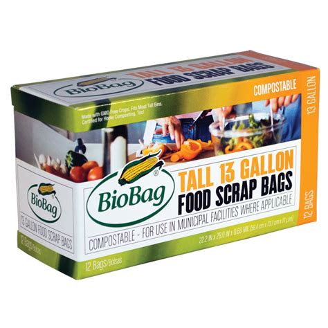 Biobag Tall Food Scrap Bag