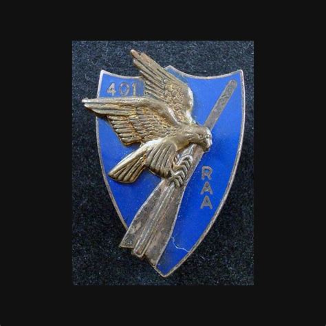 Insigne du 401 régiment d artillerie antiaérienne Drago Paris G 1965