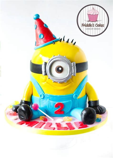 Minion Birthday Cake1 Friddles Cakes