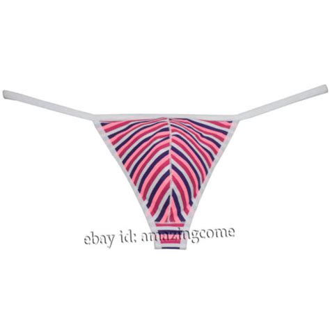 Sexy Men S Colorful G String Tangas Underwear Stretchy Bikini T Back