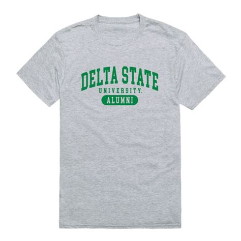 Dsu Delta State University Statesmen Alumni Tee T Shirt Heather Grey L